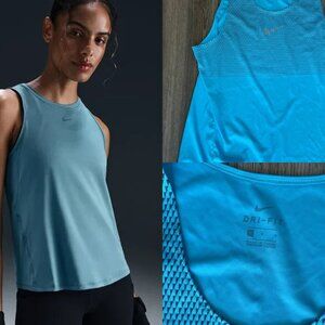 Nike Light Blue Mesh Tank Top